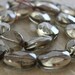 Smoky Quartz 14x18mm Faceted Oval Beads -Gemstone Beads - Destash - Brown beads - supplies -oval beads - AAA Gemstone beads - Sale