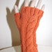 Knitting Pattern: Cabled Fingerless Gloves (0017) - Permission to Sell Finished Products