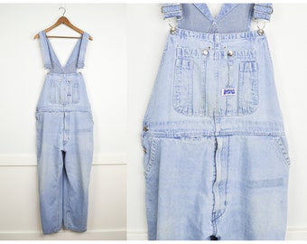 SALE! Distressed Vintage Overalls, Vintage Clothing, Oversized Carpenter Overalls, Baggy Jeans, Plus Size Jeans,