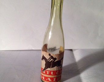 Mini liquor bottle Kentucky maid vintage