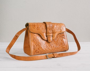 Vintage Tooled Leather Purse