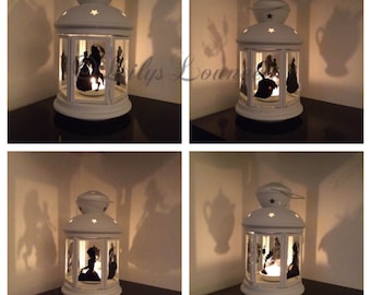 Beauty and the Beast Inspired Lantern, Tea light holder, Birthday gift