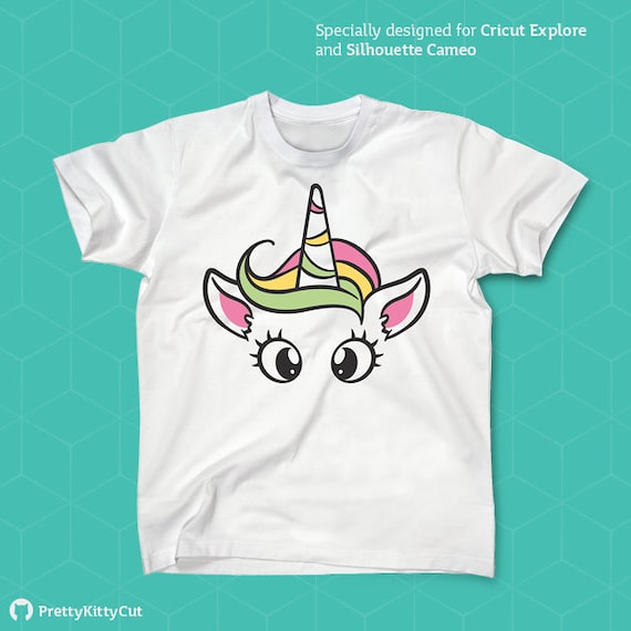 Download SVG Unicorn Face Cut File Svg Unicorn Eyes SVG T-shirt ...