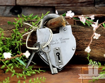 Custom Hand-Forged Love Lock