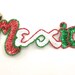 Mexico Applique, Sequin Beaded, 9" x 3.5" -3000