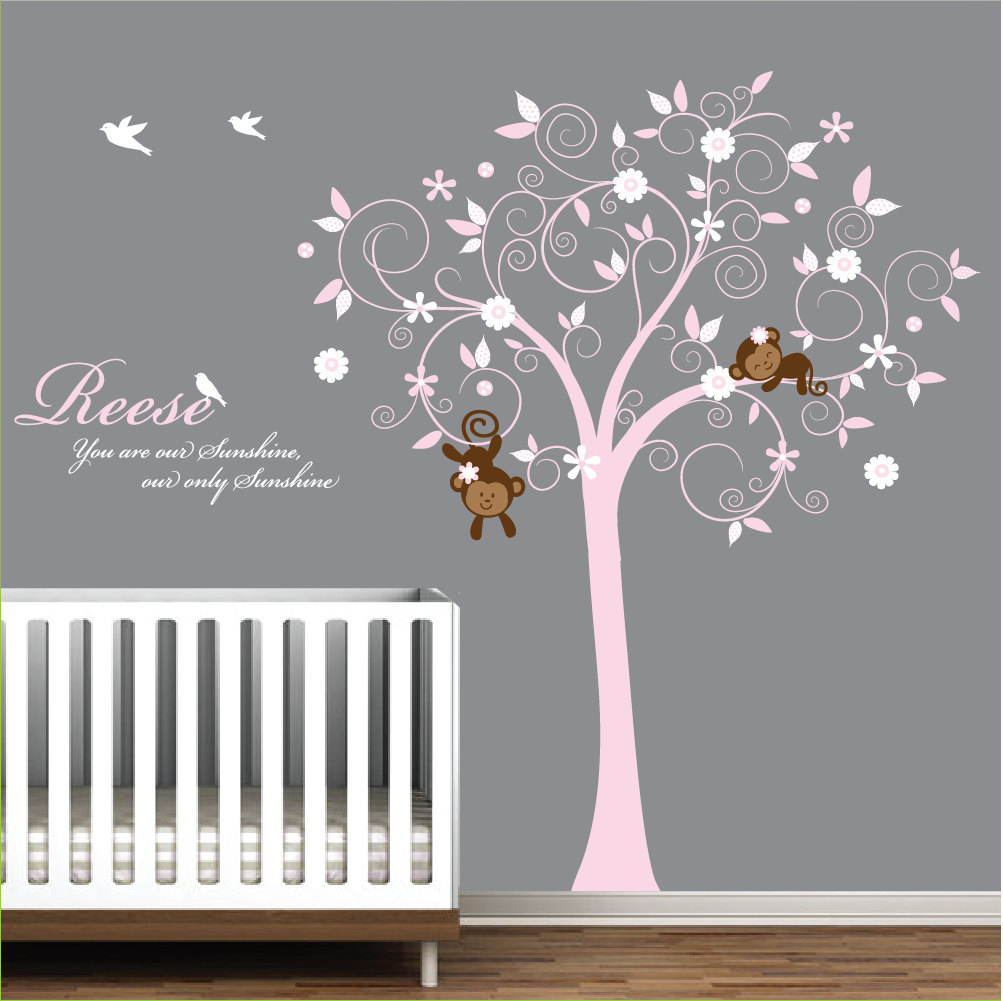 Wall Decals Vinyl Wall Decal Nursery Girle28