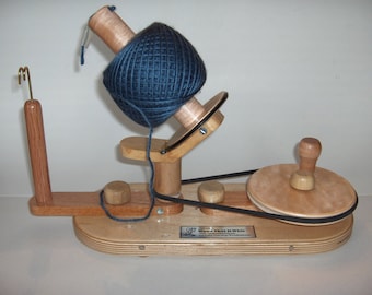 RESERVED Yarn Ball Winder by Wood That It Whir, Handmade Yarn Ball Winder, large capacity, Crochet, Knitting, Yarn Spinner, Ball Winder