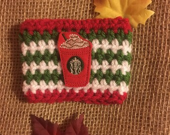 Starbucks Christmas Frappe Coffee Cup Cozy