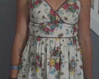 Pastel Floral Print Day Dress