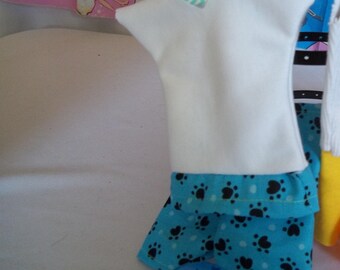 Ken shorts outfit 213K pawprint