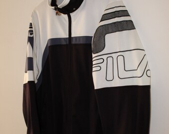 Fila Tracktop Sweatshirt Vintage 90s Sportswear Size M