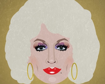 Minimalist Print inspired by Dolly Parton