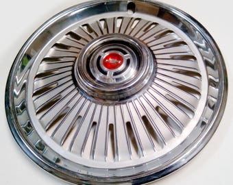 Vintage 1965 Chevy Chevelle and El Camino Hubcap Hub Cap Wheel Cover - Chevrolet Car Part Wall Hanger - Automotive Wall Decor - Classic Car