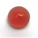 New! Orange CARNELIAN Round Cabochons, flat back, 5mm diameter, genuine gemstones, deep orange