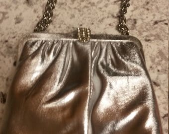 Vintage Silver Evening Bag Formal
