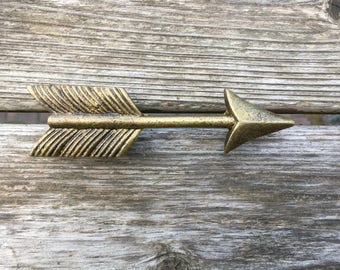 Arrow Drawer Pull - Arrow Cabinet Pull - Rustic Drawer Handle (RTG16)