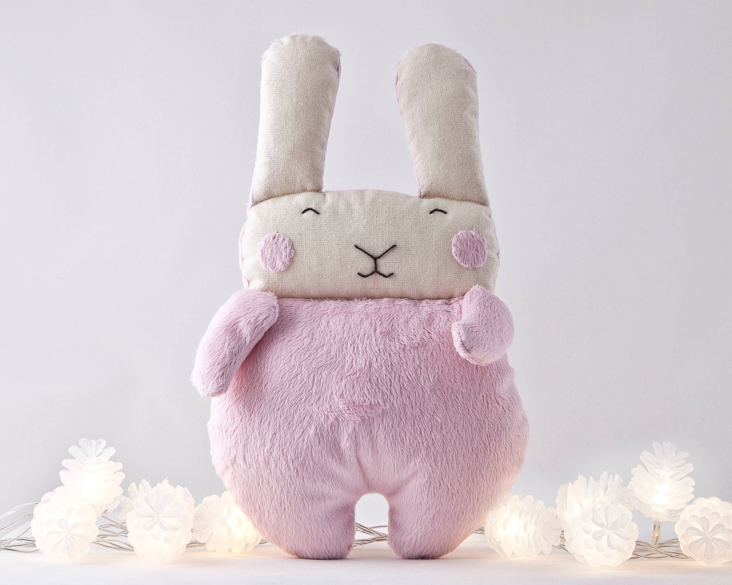 small fluffy bunny toy