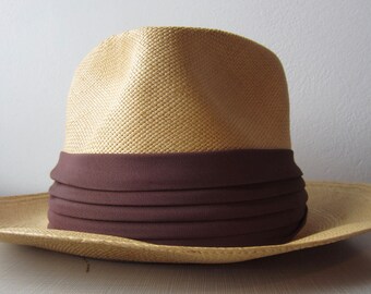 Vintage "The Clipper" Panama Hat circa the 60's