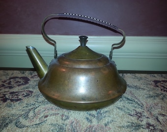 LAST CHANCE SALE!!! Antique Copper and Brass Made in Holland Teapot