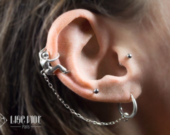 The ear climber - Silver