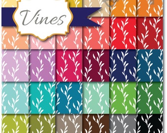 50% OFF SALE! Instant Download - Vines Mega Pack: Digital Paper