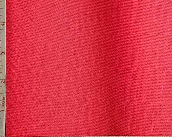 Red Micro Mock Mesh Sport Fabric 2 Way Stretch Polyester 7 Oz 60-62" 230247