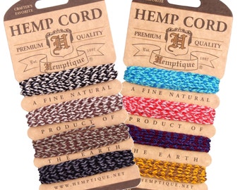 1.8mm Braided Hemp Cord Hemp Fiber Cord Hemp Rope Cord Hemp Craft Cord Braided Twine Bead Cord Bead Thread Bracelet Cord