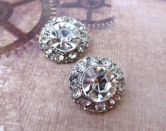 Spedizione gratuita per UK - Pack pulsante 2 strass matrimonio tibia