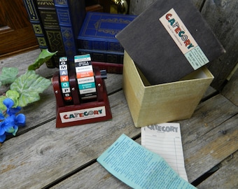 Vintage Mid Century Ton-E-Toy Corp. Category Trivia Game - Rare
