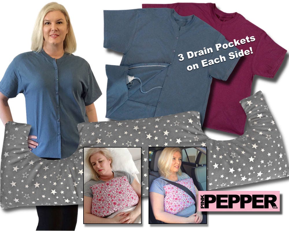 Breast Cancer Gift 3 Pack for after surgery MASTECTOMY PILLOW