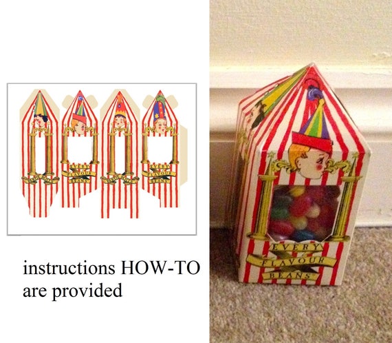 Printable Bertie Bott's Candy every flavour beans Box not