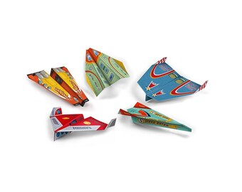50 Airplane Food Origami Paper Placemats - 5 designs