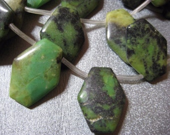 African Chrysoprase Beads 14pcs