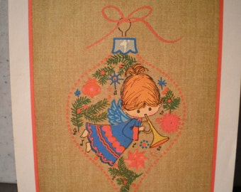 Vintage Mid Century Unused Christmas Card - Merry Christmas