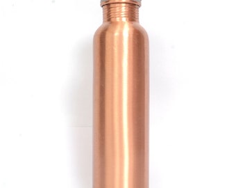 100% Pure Simple Copper Bottle- 1000 ML, Leak Proof & Joint Less for Ayurvedic Health Benefits Darshan Enterprises