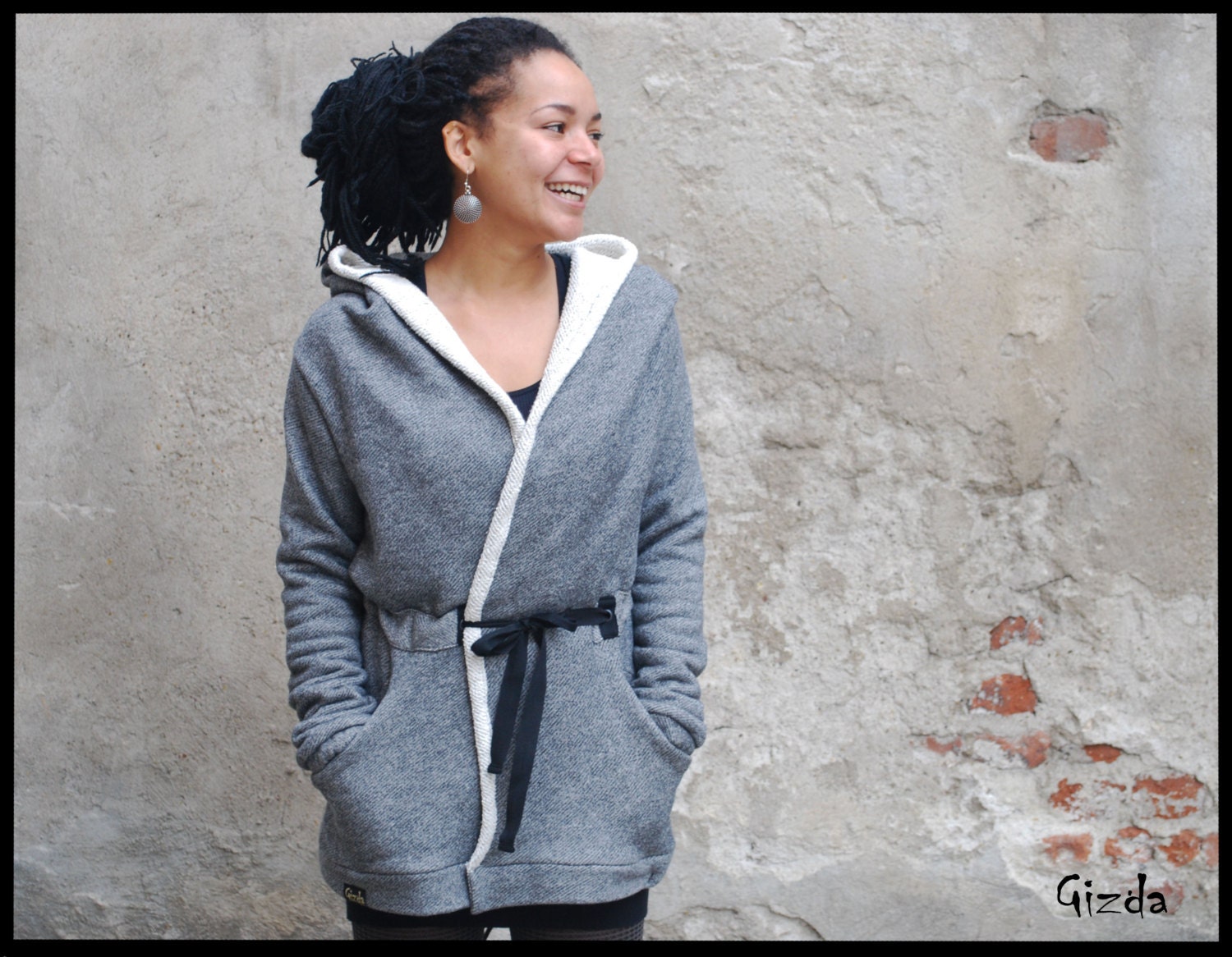 Asymmetric Hoodie Plus Size Hoodie Soft Jacket Light