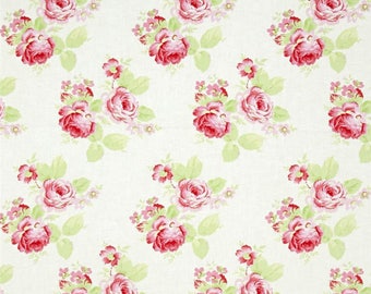 SALE Tanya Whelan fabric Roses ,half yard