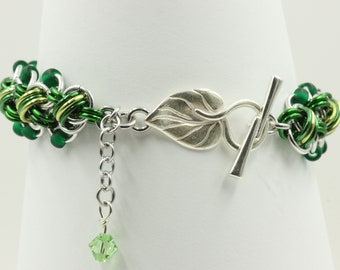 Dancing Dolphin chainmaille bracelet
