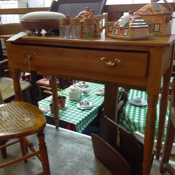Desks And Tables - The Shabby Chic Shac Herefordshire England ... Old antique pine ladies desk or side table hall table lamp table collect from us or - Desks And Tables - The Shabby Chic Shac Herefordshire England