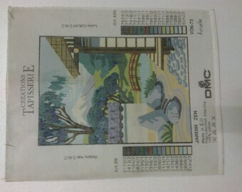 Canvas embroidery "Zen Garden"35 x 25cm""