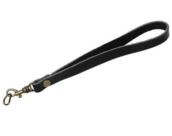 Faux leather - 17.5 cm - black strap