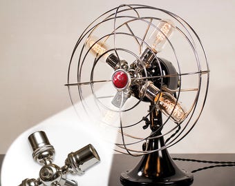 Fan Lamp Kit | DIY Kit | How To | Lamp Parts | Lamp Supplies | Guide | Parts | Tutorial Fan Lamp