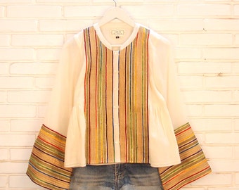 hippie clothes,bell sleeve,hippie style top,bohemian clothing,gypsy clothing,gypsy boho clothing,loose cotton top,banjara,boho chic top,boho