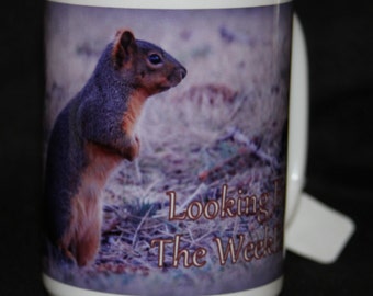 Looking For The Weekend Squirrel Mug!