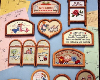 Vintage Weekend Counted Cross Stitch Projects by American School of Needlework 24 Project