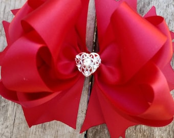Redhairbow girls, redheart hairbow