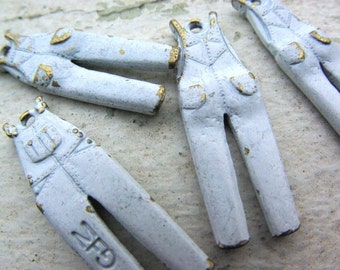 The vintage overalls pendant