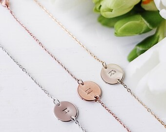 Personalized Initial Bracelet, Initial Jewelry, Name Bracelet, Personalized Bracelet, gift for mom, Kids bracelet, best friends bracelet 23