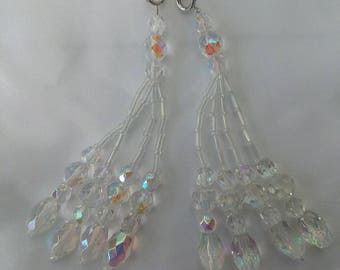 Crystal AB Beaded Nipple Tassels for Burlesque Pasties