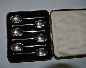 6 Hallmarked Silver spoons